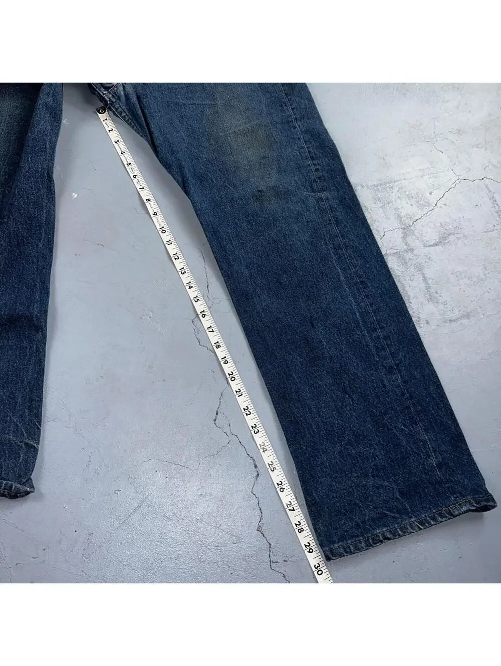 Levis 501 Vintage 80s USA XX Straight Leg Jeans Blue Light Wash 40x33 Act 38x29